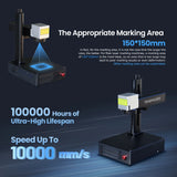 Triumph FM Fiber Laser Marking Machine, Laser Engraving for Metal&Jewelry&Plastics