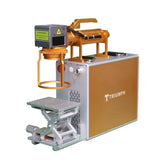 Handheld Fiber Laser Marking Machine 30W + rotary attachment + one pair of safety goggles