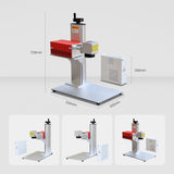 Air-Cooling 5W UV Laser Marking MachineFor Glass Plastic Wood Metal Crystal Engraver