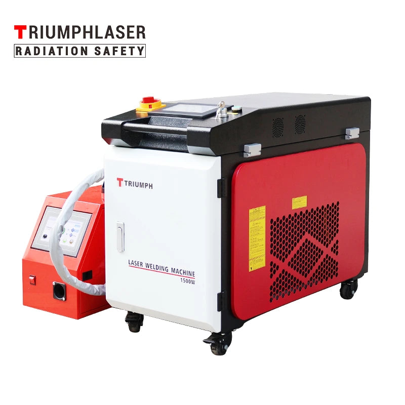 Triumph Handheld Laser Welder 4 IN 1 Fiber Laser Welding Cutting Cleaning Machine With Auto Wire Feeder For Metal Stainless Steel Aluminum